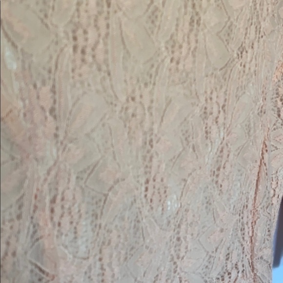 𝅺ANTHROPOLOGIE Maeve Dress Size Small Dusty Pink Lace Lined Dress With p… - Picture 7 of 16